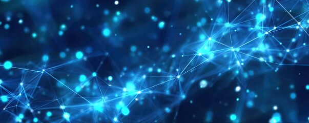 Virtual Arena Digital Network Visualization Aerial Perspective and Abstract Graphic Design Concept