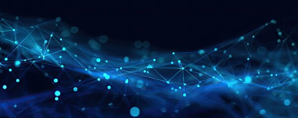 Obraz premium Tech Graphics of a Futuristic Virtual Environment Modern Perspectives on Digital Network Connections