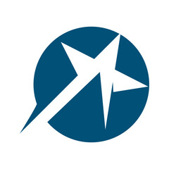 successful victory star logo design