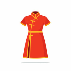 Traditional Chinese Dress - Qipao Illustration
