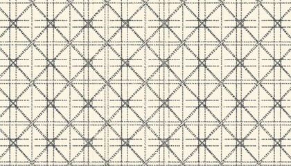 Intricate geometric pattern with detailed grid lines and symmetrical star shapes forming a repeating tessellated design on a light background