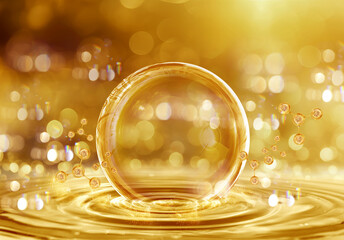 gold bubble molecule