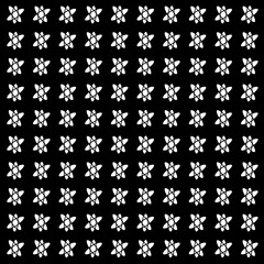 Background of seamless patterns of scientific atomic symbols, electrons in chemistry, chemical compounds.