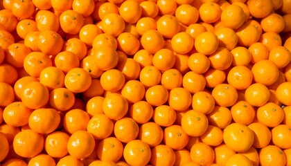 bunch of so many fresh clementine oranges. orange background