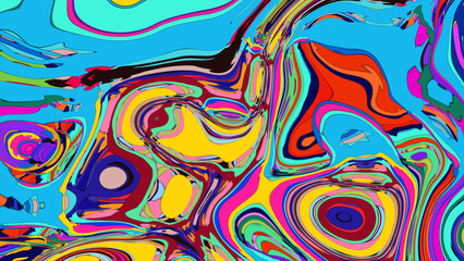 seamless pattern with colorful circles