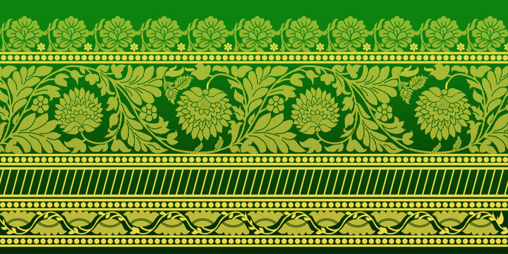 beautiful graphic saree design and this sari design is in Indian style which is for textile fashion industry and it can be used as wallpaper backdrop and website bg this style is originated in india