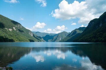 Fototapeta premium mountain lake in the mountains