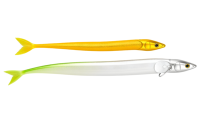 Realistic Lure Baits Gold and Silver FishShaped Fishing Lures