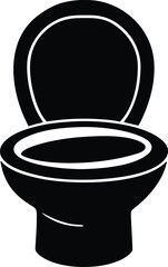 Toilet seat vector icon.eps