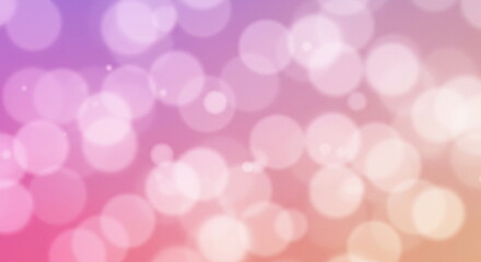 Abstract Bokeh Background with Pink and Purple Gradient