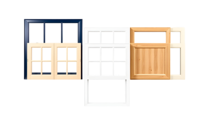 Variety of window frames illustrations