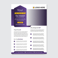 Modern and Clean Flyer design Template.