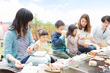 家族でBBQ
