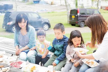 家族でBBQ
