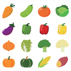 野菜のイラストセット