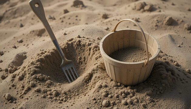 Beach Sand Toys: Bucket, Spade, and Sandy Fun in the Sun