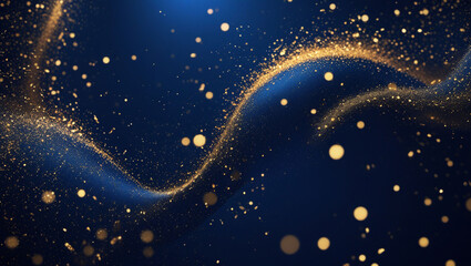 Golden glitter particles sparkling dust abstract background luxury elegant design element backdrop wallpaper
