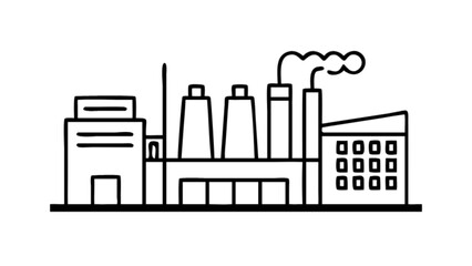 Obraz premium Factory icon