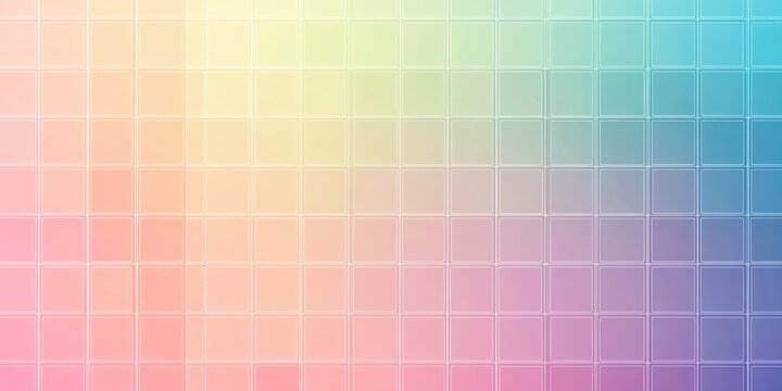 A gradient background composed of numerous small, square tiles arranged in a grid. The tiles transition smoothly from black at the bottom to a pale pink at the top