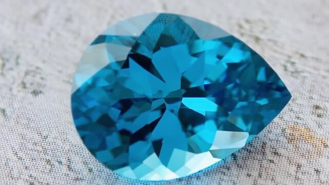 blue topaz gemstone