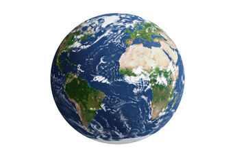 Fototapeta premium Planet earth isolated on transparent background