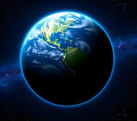 Fototapeta premium earth in space