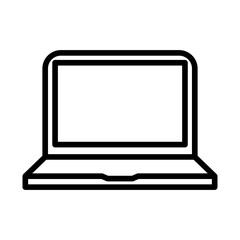 Computer laptop icon