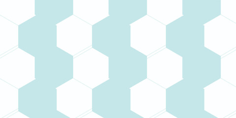 Abstract healthy and medical background. Technology and science wallpaper template with hexagonal shape. Soft blue color medical banner template with space for text. Business vector illustration.