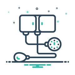 Mix icon for pressure measurement