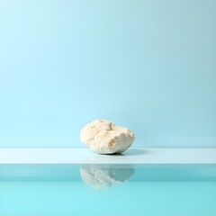 Serene Stone Floating on Water