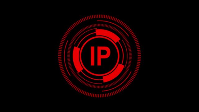 4K Futuristic Visualization of IP Addressing, Network Routing, and Digital Identity