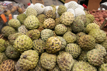 Custard apples at market 