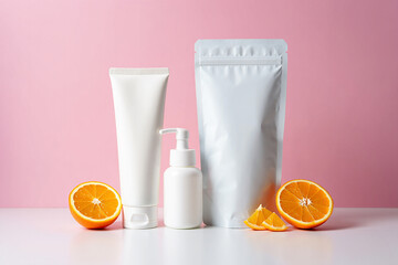 Natural Orange Skincare Products with Healthy Citrus Ingredients for Radiant Skin