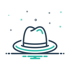 Mix icon for hat