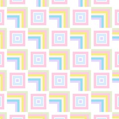 A cheerful and playful seamless pattern with a checkered layout.