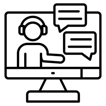Online Chat Icon