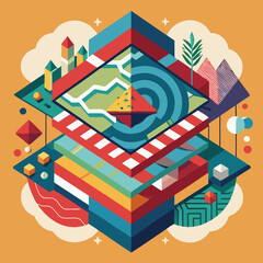 Obraz premium abstract city background