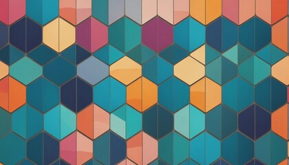 Abstract Mosaic Tile Pattern Background