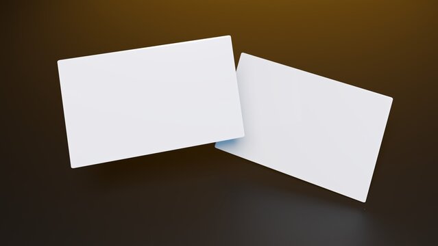 Gold and Black Background with 3D Fly Card