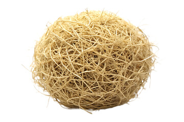 desert tumbleweed isolated on white background, png, ai generated.