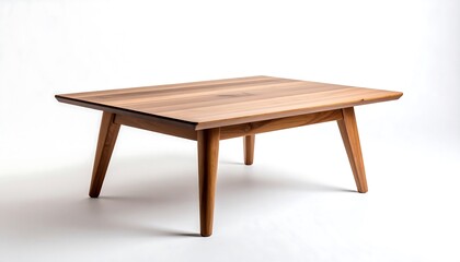 Fototapeta premium Wooden coffee table, simple design