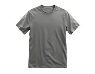 Gray crew neck t-shirt