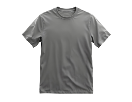 Gray crew neck t-shirt