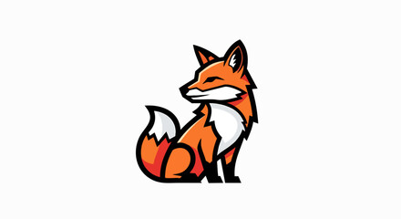 Obraz premium Cartoon fox illustration