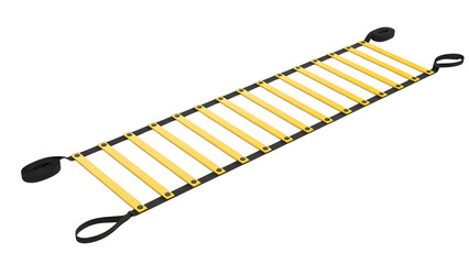 Agility ladder speed training equipment for fitness workout coordination and footwork drills 100 on transparent background