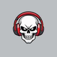 skull vector image as a logo