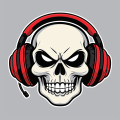 skull vector image as a logo