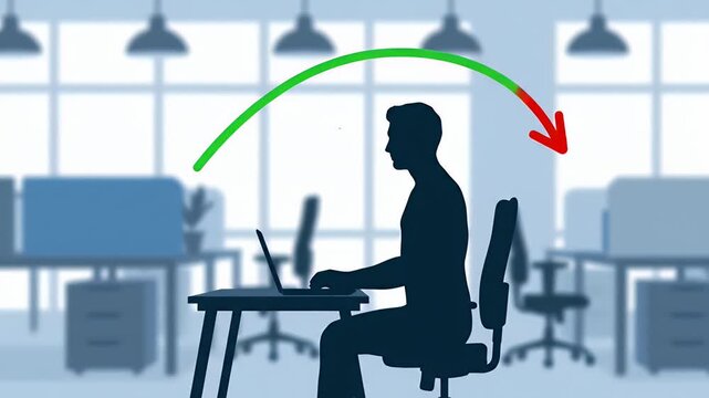 Posture Line Turns Green, Sit Upright Cue