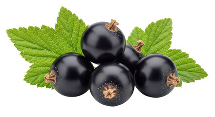 Isolated Black Currants