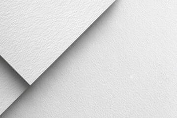Abstract white textured paper sheets overlapping
